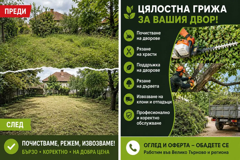 Цялостна грижа за двора